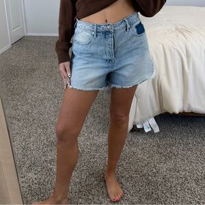 Good American denim shorts